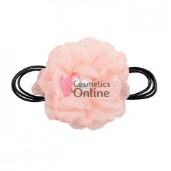 Floare cu snur pentru decor gat sau mana PRL50BB Roz Deschis cu perla alba